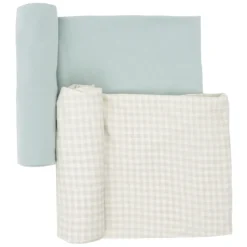Little Unicorn Stretch Knit Swaddle Blanket - 2 Pack