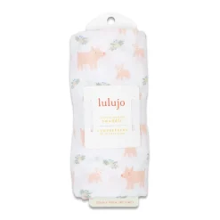 Lulujo Swaddle Blanket Muslin Cotton