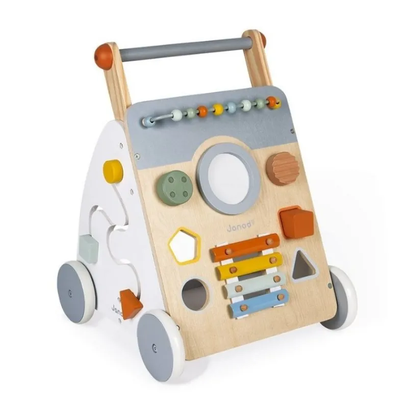 Janod Sweet Cocoon Walker With Blocks