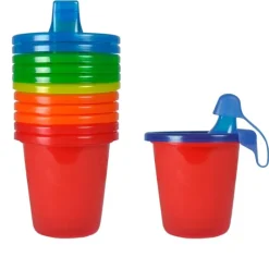 The First Years Take & Toss 7 oz. Spill-Proof Cups - 6 Pack