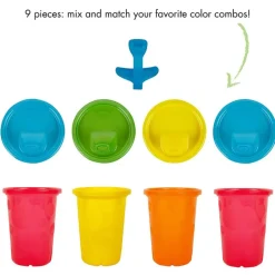 The First Years Take & Toss Spill-Proof 10 oz Sippy Cups - 4 Pack