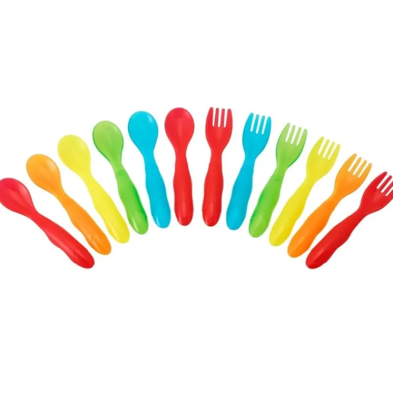 The First Years Take & Toss Toddler Flatware - 12 Pack