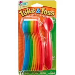The First Years Take and Toss Infant Spoons - 12 Pack