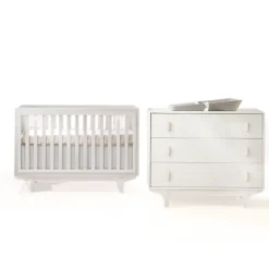 Tulip Juvenile Tate Convertible Crib & 3-Drawer Dresser Combo