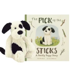 Jellycat The Pick of the Sticks Book + Plush Bundle