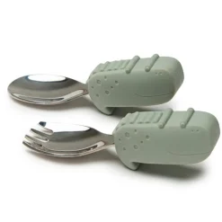 LouLou Lollipop Toddler Learning Spoon and Fork Set