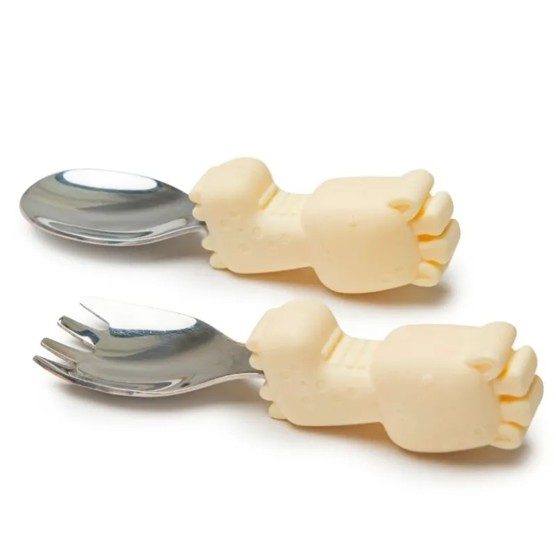 LouLou Lollipop Toddler Learning Spoon and Fork Set