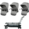 Peg Perego Triplette Chassis with 3 Pop-Up Seats Bundle