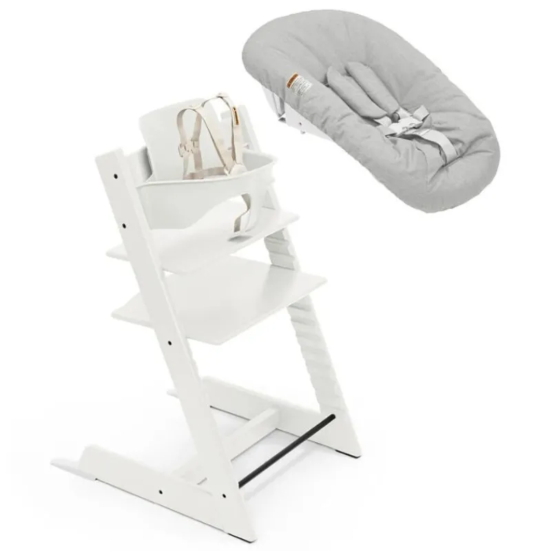 Stokke Tripp Trapp High Chair2 with Cushion, Newborn Set and Tray