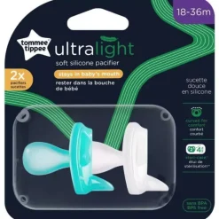 tommee tippee Ultra-Light Silicone Pacifier - 2 Pack