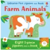 Harper Collins Canada Usborne First Jigsaws and Book: Farm Animals