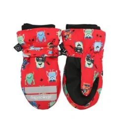 FlapJackKids Water Repellent Ski Mittens