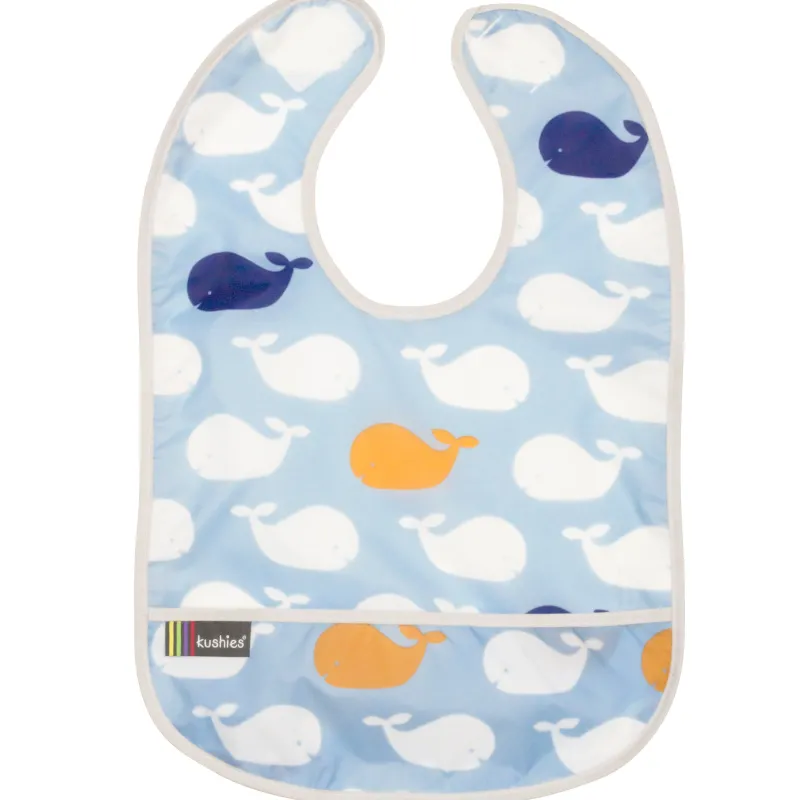 Kushies Waterproof Clean Bibs