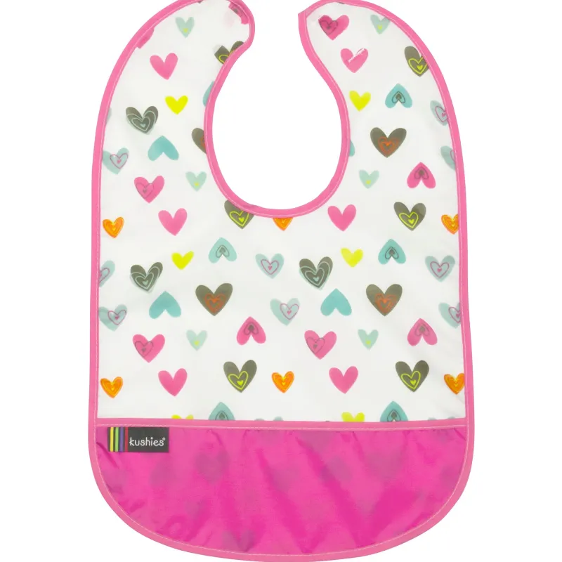 Kushies Waterproof Clean Bibs