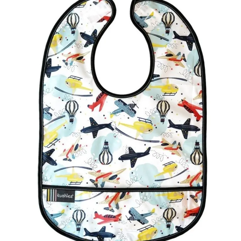Kushies Waterproof Clean Bibs