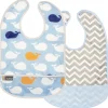 Kushies Waterproof Clean Bibs - 2 Pack