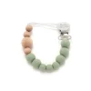 LouLou Lollipop Wood + Silicone Pacifier Clip
