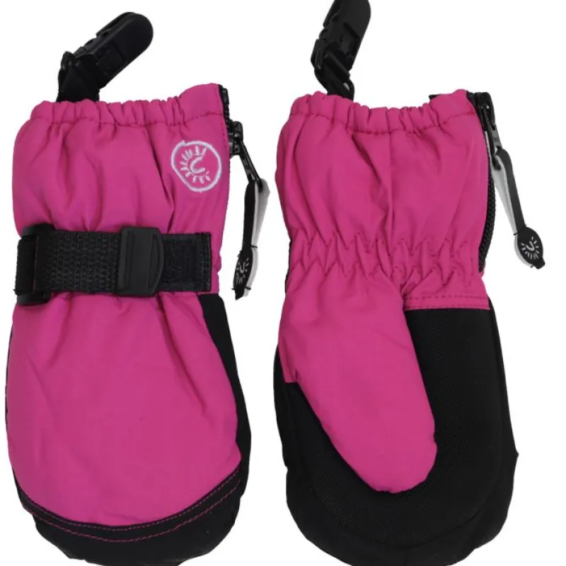 CaliKids Zipper Mittens with Clips