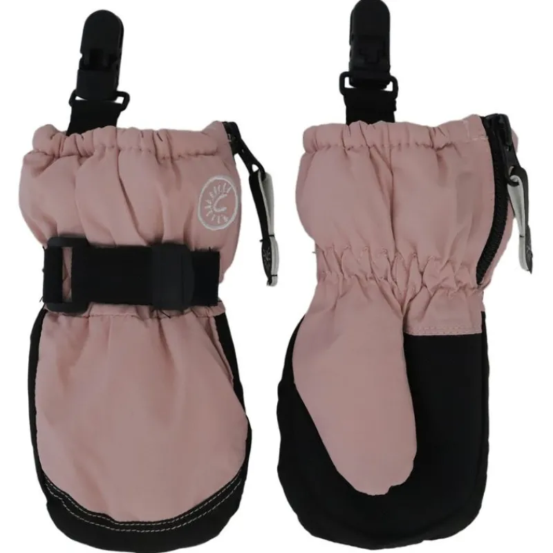 CaliKids Zipper Mittens with Clips