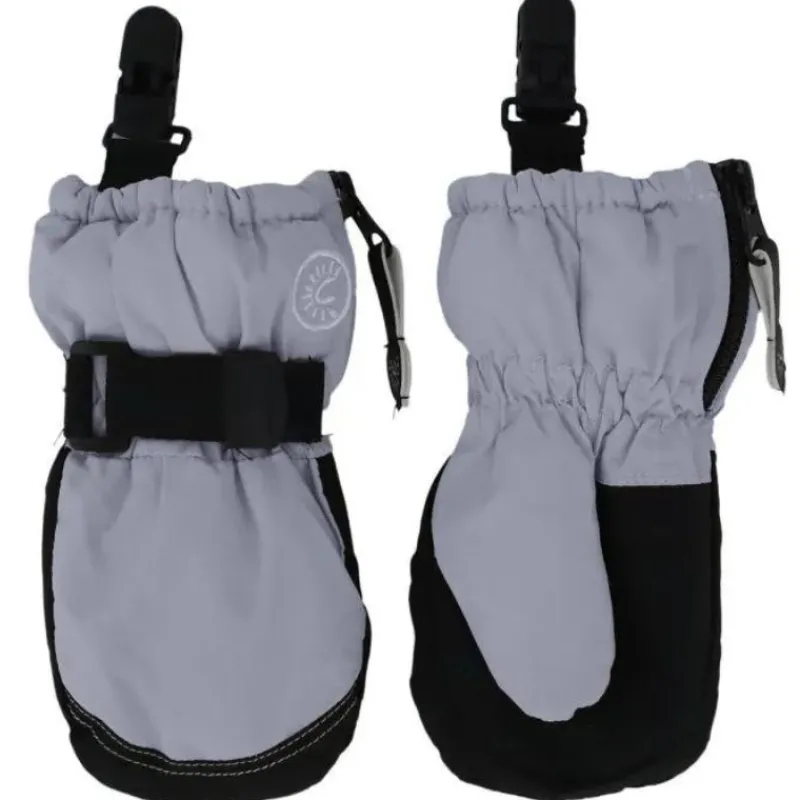 CaliKids Zipper Mittens with Clips