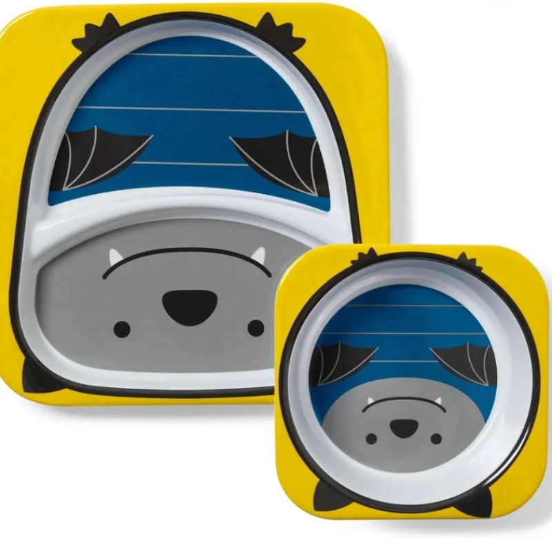 Skip Hop Zoo Plate & Bowl Set - Bat