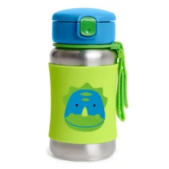 Skip Hop Zoo Stainless Steel Straw Bottle